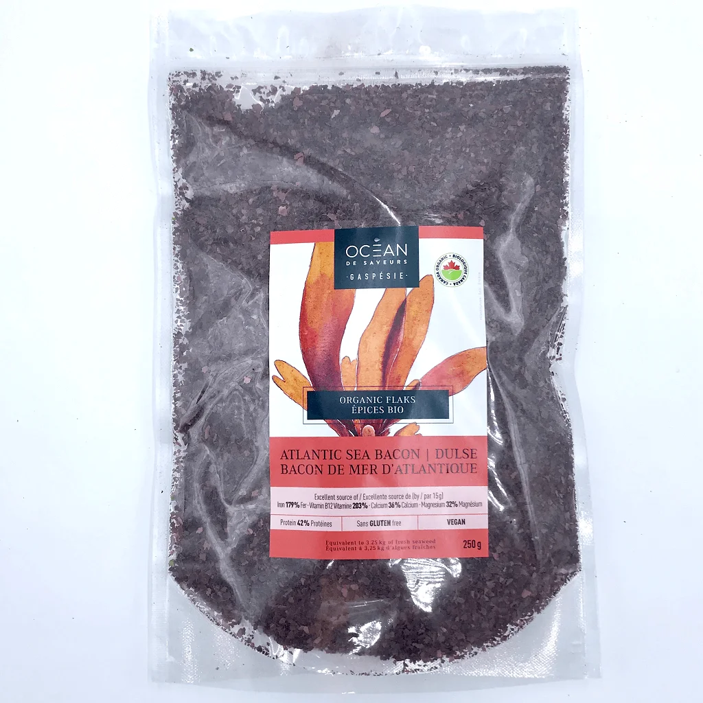 Dried seaweed sachet : Atlantic sea bacon.