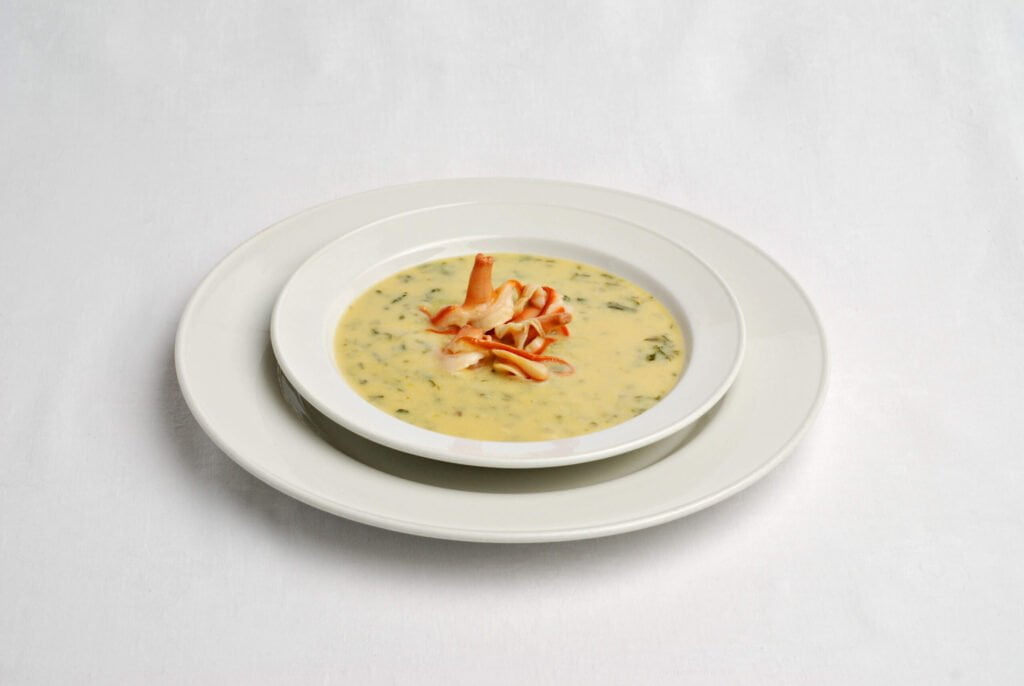 Stimpson’s surfclam soup with cilantro | A WAVE OF FLAVOURS