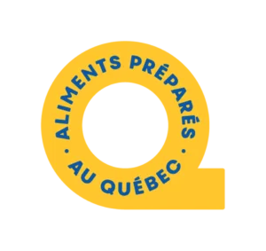 Aliments préparés au Québec logo.
